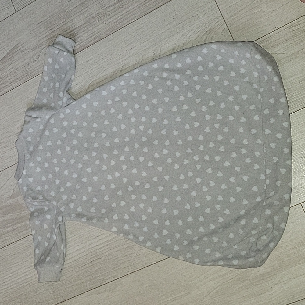 Carter’s Fleece Heart Polka Dot Zipper Sleep Sack - Girls - Small - Picture 2 of 3